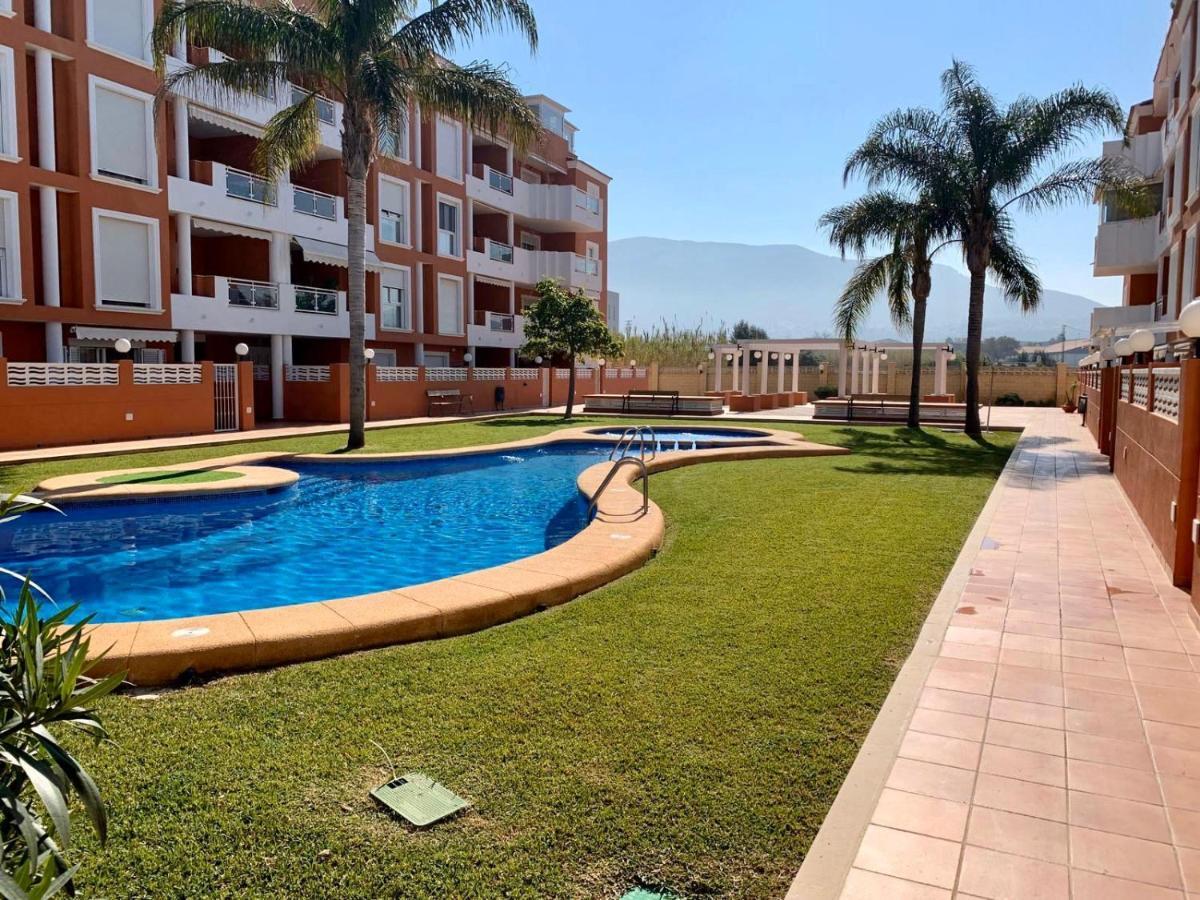 Apto. Con Gran Terraza Y Acceso Directo A Piscina. Denia Exteriör bild