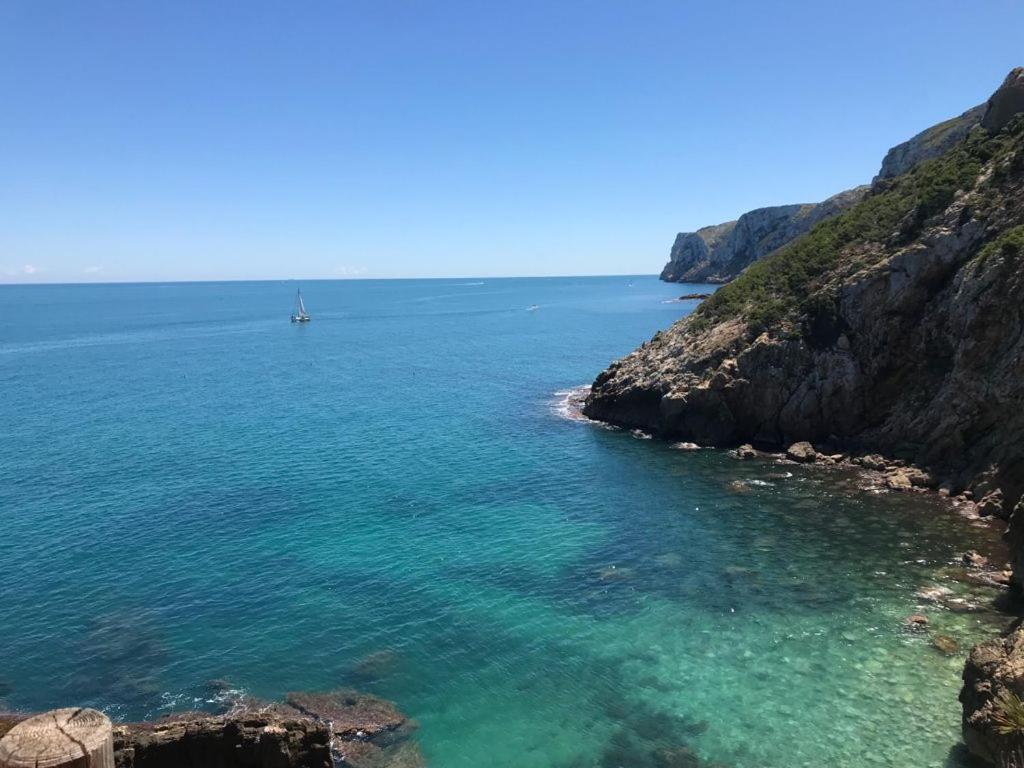 Apto. Con Gran Terraza Y Acceso Directo A Piscina. Denia Exteriör bild