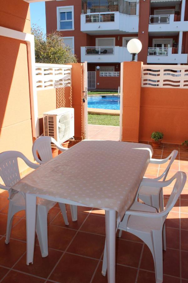 Apto. Con Gran Terraza Y Acceso Directo A Piscina. Denia Exteriör bild