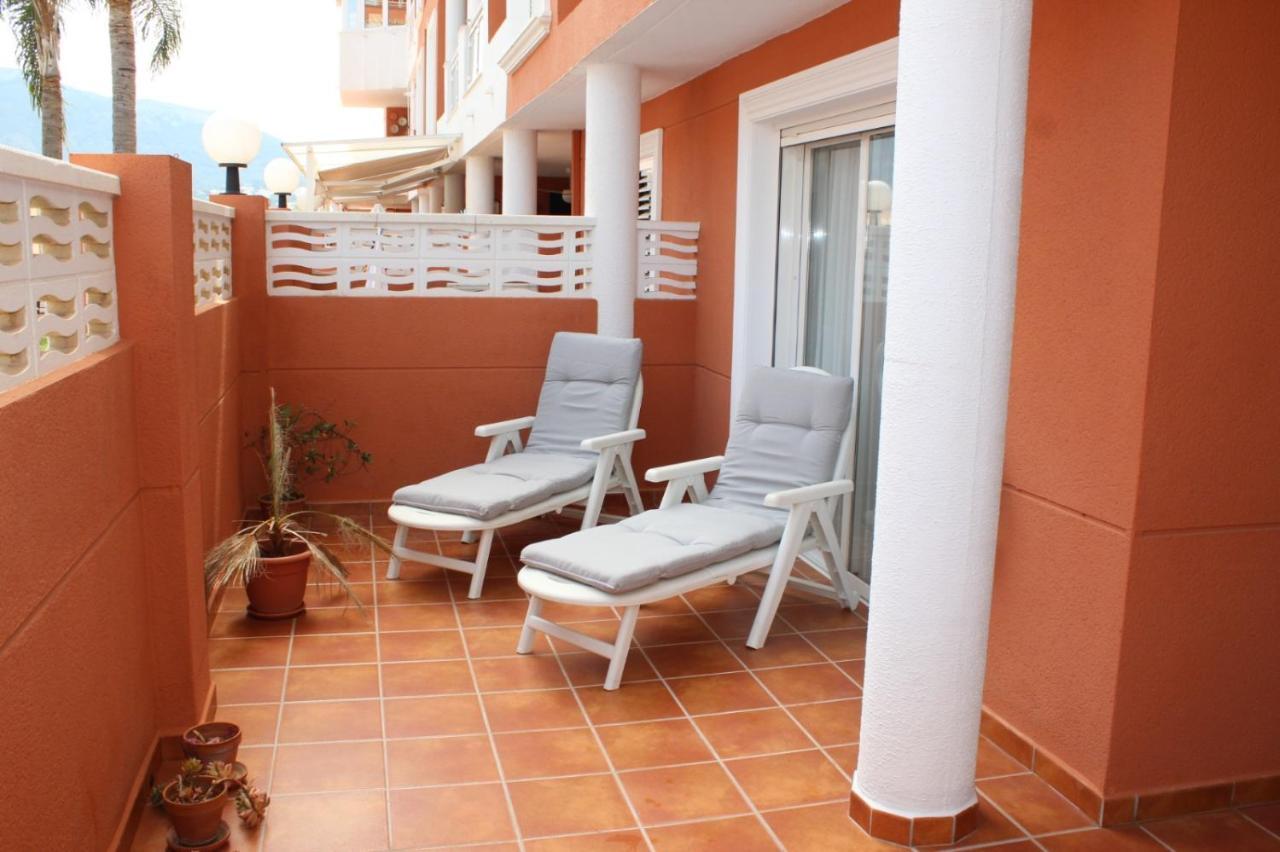 Apto. Con Gran Terraza Y Acceso Directo A Piscina. Denia Exteriör bild